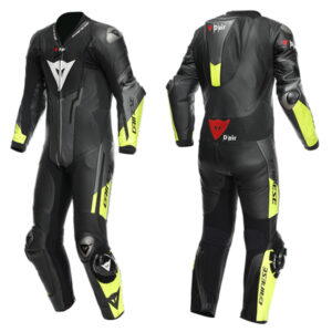 MISANO 3 D-AIR® - MEN'S 1-PIECE MOTORCYCLE PERFORATED LEATHER SUIT WITH AIRBAG